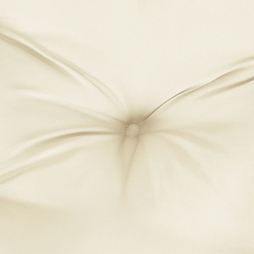 Pernă de paleți, crem, 60x60x12 cm, material textil - Img 6