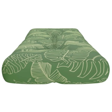 Pernă de paleți, model frunze, 120x40x12 cm, textil - Img 5