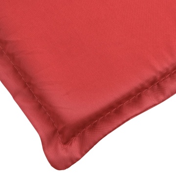 Pernă de șezlong, roșu, 200x60x3 cm, textil oxford - Img 5
