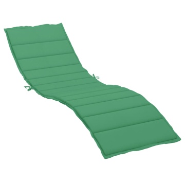 Pernă de șezlong, verde, 200x70x3 cm, textil oxford - Img 2