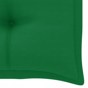 Pernă pentru bancă de grădină, verde, 100x50x7 cm, textil - Img 4