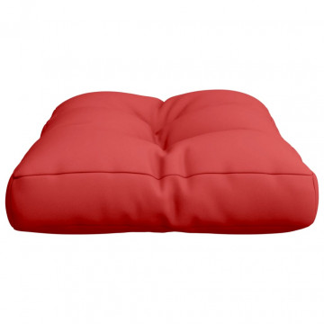 Pernă pentru canapea din paleți, roșu, 60 x 40 x 10 cm - Img 5