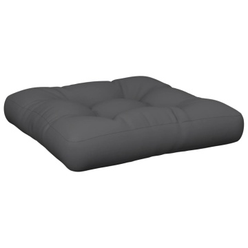 Pernă pentru paleți antracit 60x61,5x10 cm material textil - Img 2