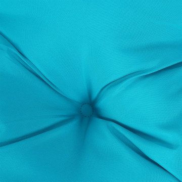 Perne bancă de grădină 2 buc. turcoaz 100x50x7 cm textil - Img 5