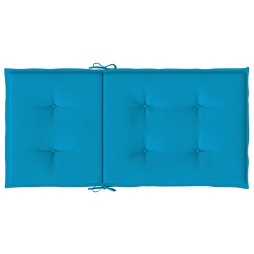 Perne cu spătar mic, 4 buc. albastru 100x50x3 cm textil oxford - Img 5