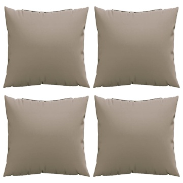 Perne de canapea, 4 buc., taupe, 40x40 cm, textil - Img 4