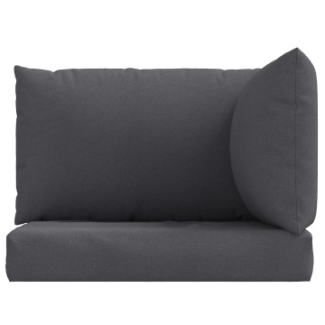 Perne de paleți, 3 buc., melanj antracit, material textil - Img 4
