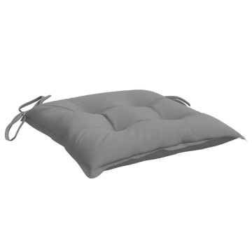 Perne de scaun, 2 buc., gri, 40x40x7 cm, textil oxford - Img 8