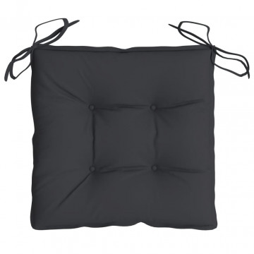 Perne de scaun, 2 buc., negru, 50x50x7 cm, textil oxford - Img 8