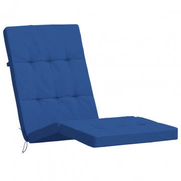 Perne de scaun pentru terasă, 2 buc, albastru, țesătură Oxford - Img 4