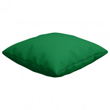 Perne decorative, 4 buc., verde, 60 x 60 cm, material textil - Img 2
