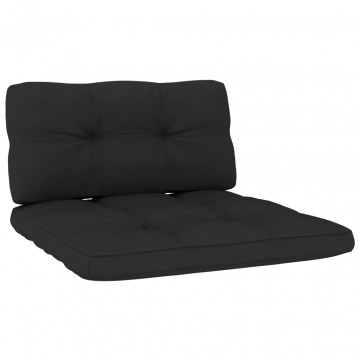 Perne pentru canapea din paleți, 2 buc., negru - Img 2