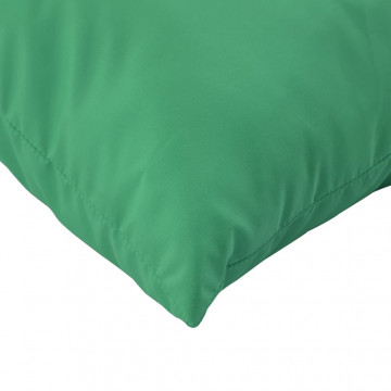 Perne pentru canapea din paleți, 2 buc., verde, textil - Img 7