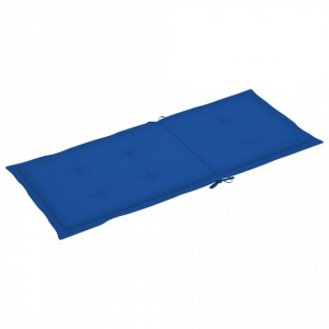 Perne pentru scaun grădină, 4 buc., albastru regal, 120x50x4 cm - Img 3
