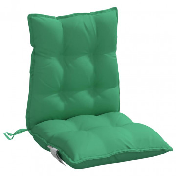 Perne scaun cu spătar mic, 2 buc., verde, țesătură oxford - Img 4