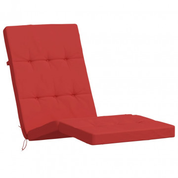 Perne scaun de terasă, 2 buc, roșu, țesătură Oxford - Img 4