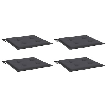 Perne scaune grădină 4 buc. antracit 40x40x3 cm țesătură Oxford - Img 3