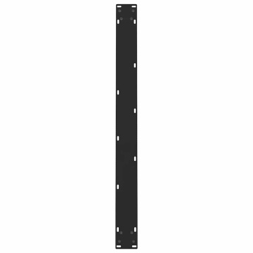 Picioare măsuță de cafea Negru 2 buc 100x(72-73) cm Oțel - Img 6