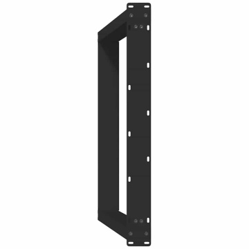 Picioare pentru masă în formă U 2 buc Negru 70x(72-73) cm Oțel - Img 6