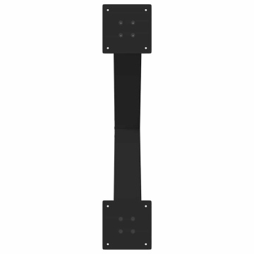 Picioare pentru masă în formă X 3 buc Negru 70x(72-73) cm Oțel - Img 6