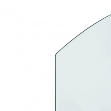 Placă de sticlă pentru șemineu, 80x50 cm - Img 5
