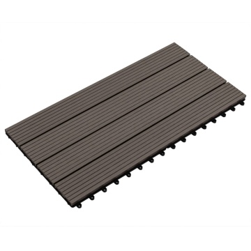 Plăci de pardoseală, 6 buc., maro închis, 60x30cm, WPC, 1,08 m² - Img 4