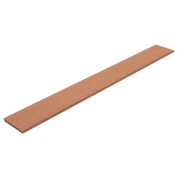 Plăci de schimb pentru gard, 9 buc., maro, 170 cm, WPC - Img 2