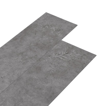 Plăci pardoseală autoadezive, gri beton, 5,21 m², 2 mm, PVC - Img 2