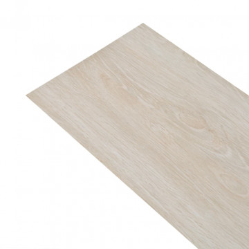 Plăci pardoseală autoadezive stejar alb clasic 2,51 m² 2 mm PVC - Img 3