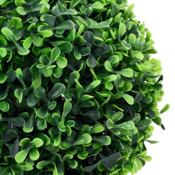 Plante artificiale cimișir cu ghiveci, 2 buc. verde 37 cm minge - Img 4