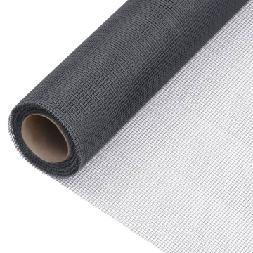 Plasă de sârmă, gri, 100x2000 cm, fibră de sticlă - Img 1