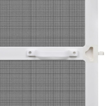 Plasă insecte cu balamale pentru uși, alb, 100 x 215 cm - Img 4