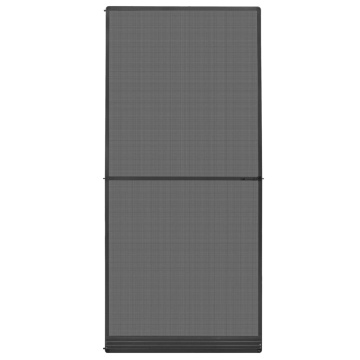 Plasă insecte cu balamale pentru uși, antracit, 100 x 215 cm - Img 2