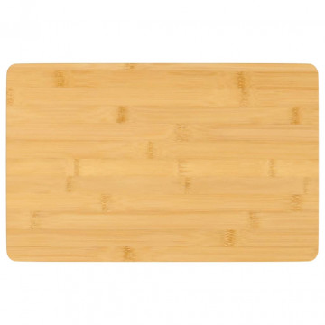 Platou pentru mic dejun, 6 buc., 22x14x0,8 cm, bambus - Img 2