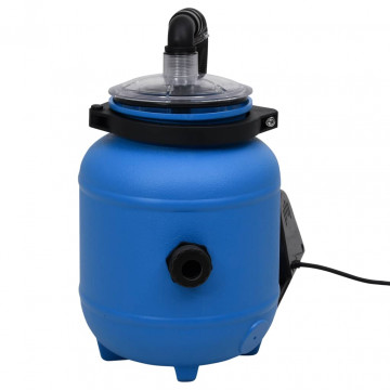 Pompă de filtrare pentru piscină, negru și albastru, 4 m³/h - Img 5