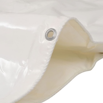 Prelată, alb, 1,5 x 10 m, 650 g/m² - Img 2
