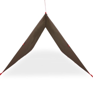 Prelată de camping, maro, 506x306 cm, impermeabilă - Img 4