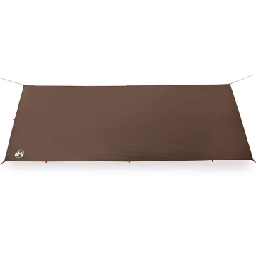 Prelată de camping, maro, 506x306 cm, impermeabilă - Img 8