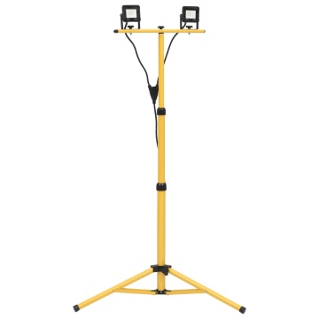 Proiector cu LED și trepied, 2x10 W, alb cald - Img 1