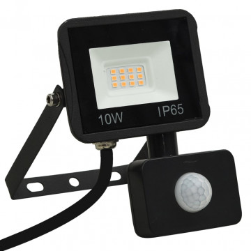 Proiector LED cu senzor, 10 W, alb cald - Img 3