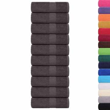 Prosoape cu săpun 50 buc Antracit 30x30 cm 360 g/m² 100% bumbac - Img 2