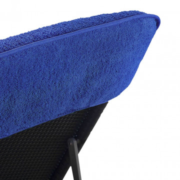 Prosoape de plajă, 2 buc., albastru, 60x135 cm, textil 400 GSM - Img 5
