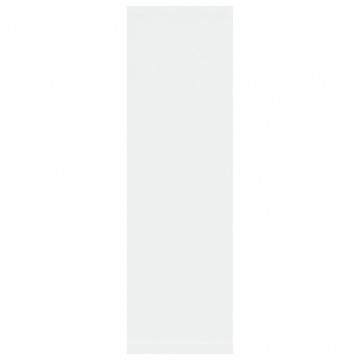 Raft de perete, alb, 85x16x52,5 cm, lemn compozit - Img 5