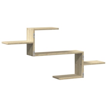 Raft de perete, stejar sonoma, 104x15x49 cm, lemn prelucrat - Img 5