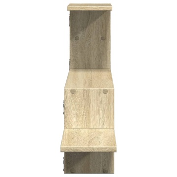 Raft de perete, stejar sonoma, 104x15x49 cm, lemn prelucrat - Img 8