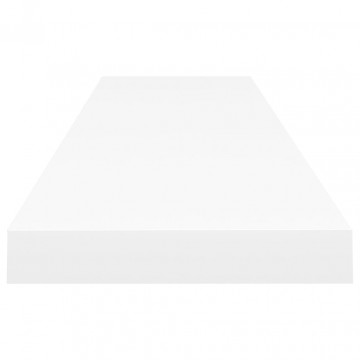 Raft de perete suspendat, alb, 120x23,5x3,8 cm, MDF - Img 7