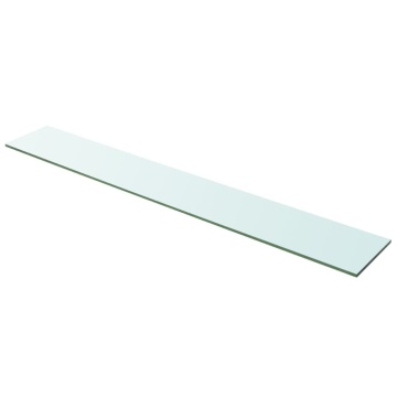 Raft din sticlă transparentă, 100 x 15 cm - Img 1