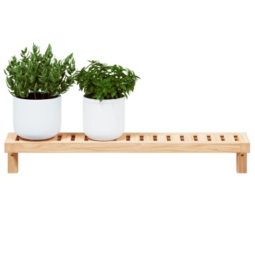Raft suspendat 62x10x12,5 cm din lemn masiv nuc - Img 3