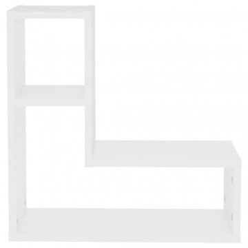 Rafturi de perete, 2 buc., alb, 50x15x50 cm, PAL - Img 7