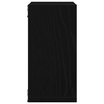 Rafturi de perete cub 2 buc. stejar negru, 30x15x30 cm lemn - Img 6